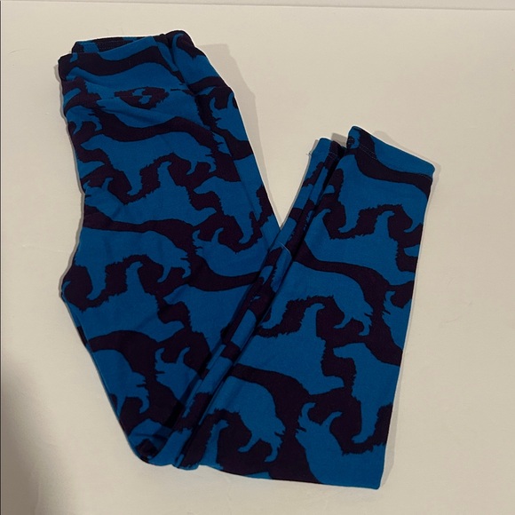 Lot of 4 Rare NWOT LuLaRoe Kids Leggings size S/M! Dogs, Space, Keys, Aztec - Picture 4 of 12